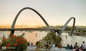 A quiet sunset in Perth, Australia. (Photo by dancer Andrew Fung)
