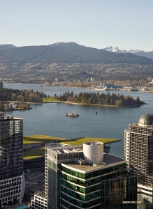 The adventurous day ends with a delicious dinner at Top of Vancouver Revolving Restaurant. (Photo by Edwin Fu)